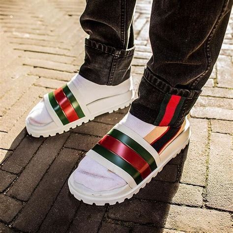 gucci slide in shoes|best deals on gucci slides.